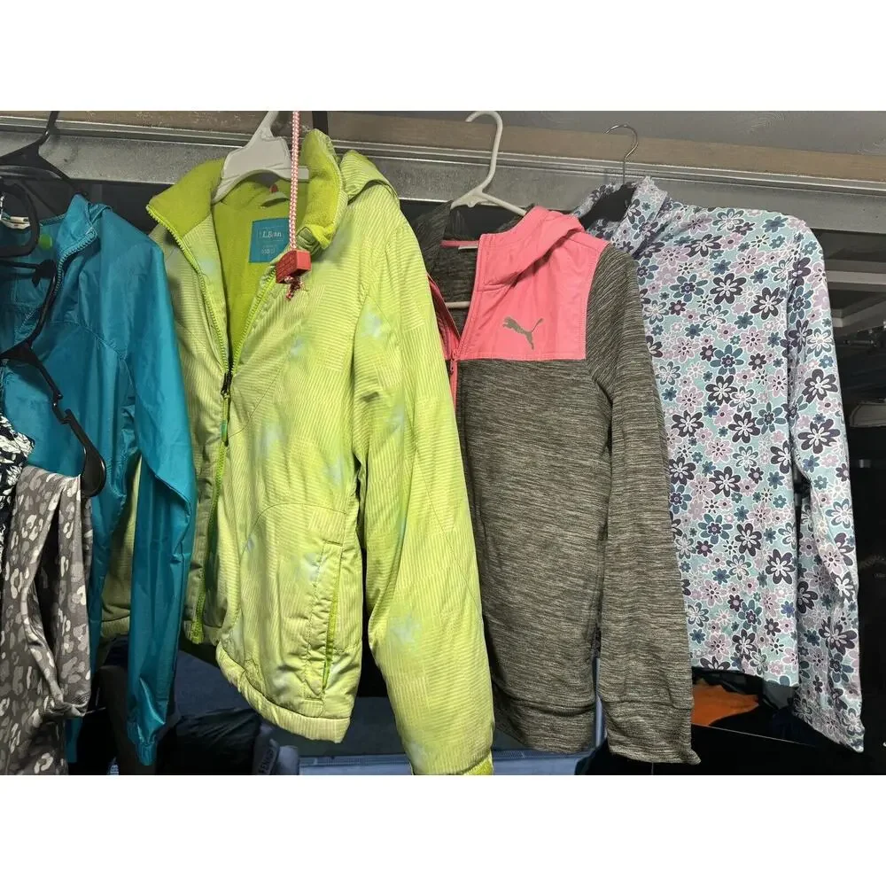 Lot Of Girls Clothes Size 8- 10-12 (M-L) LL Bean Eddie Bauer Vinyard Vines Puma
